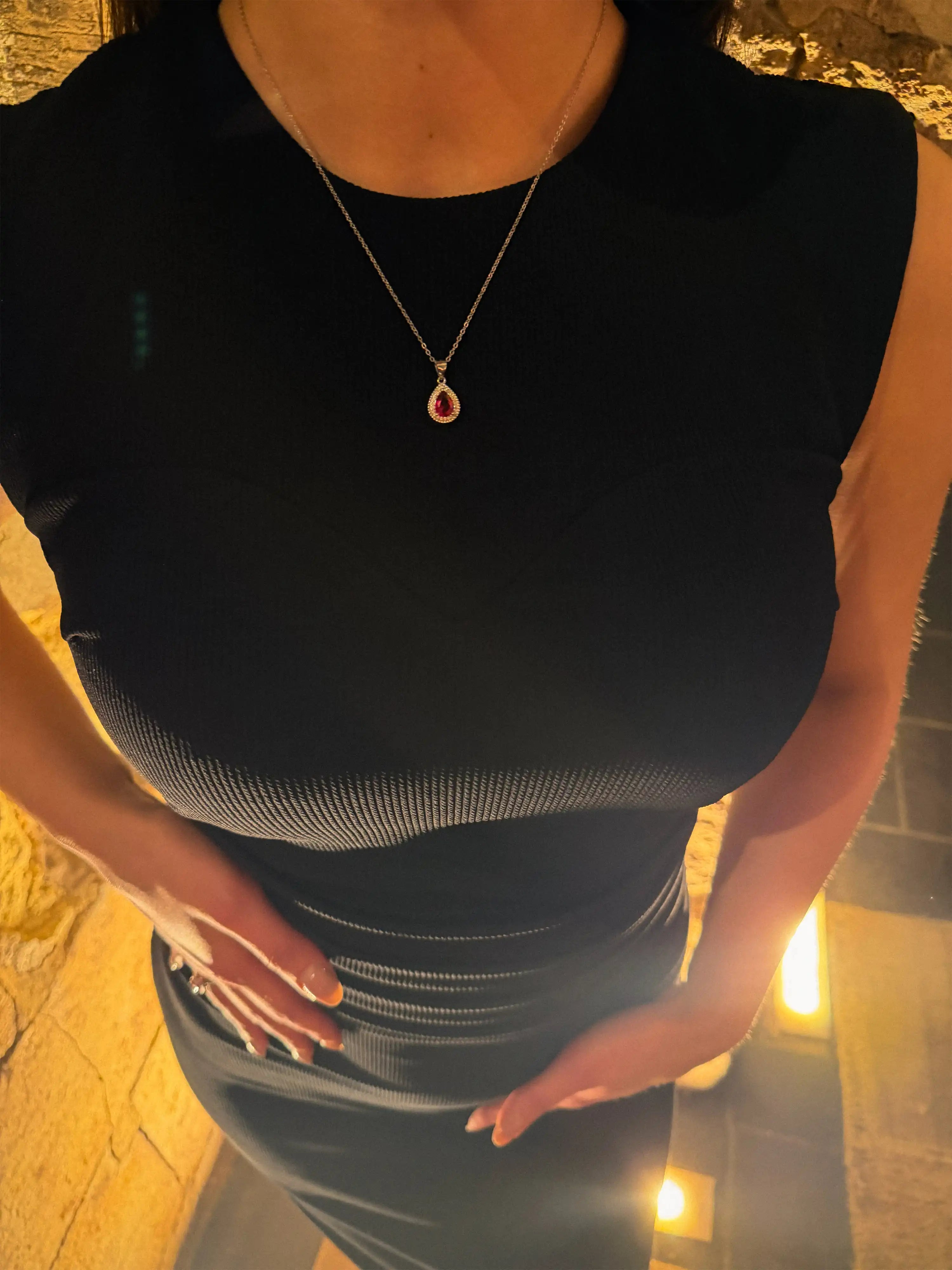 The Velvet Crimson Necklace
