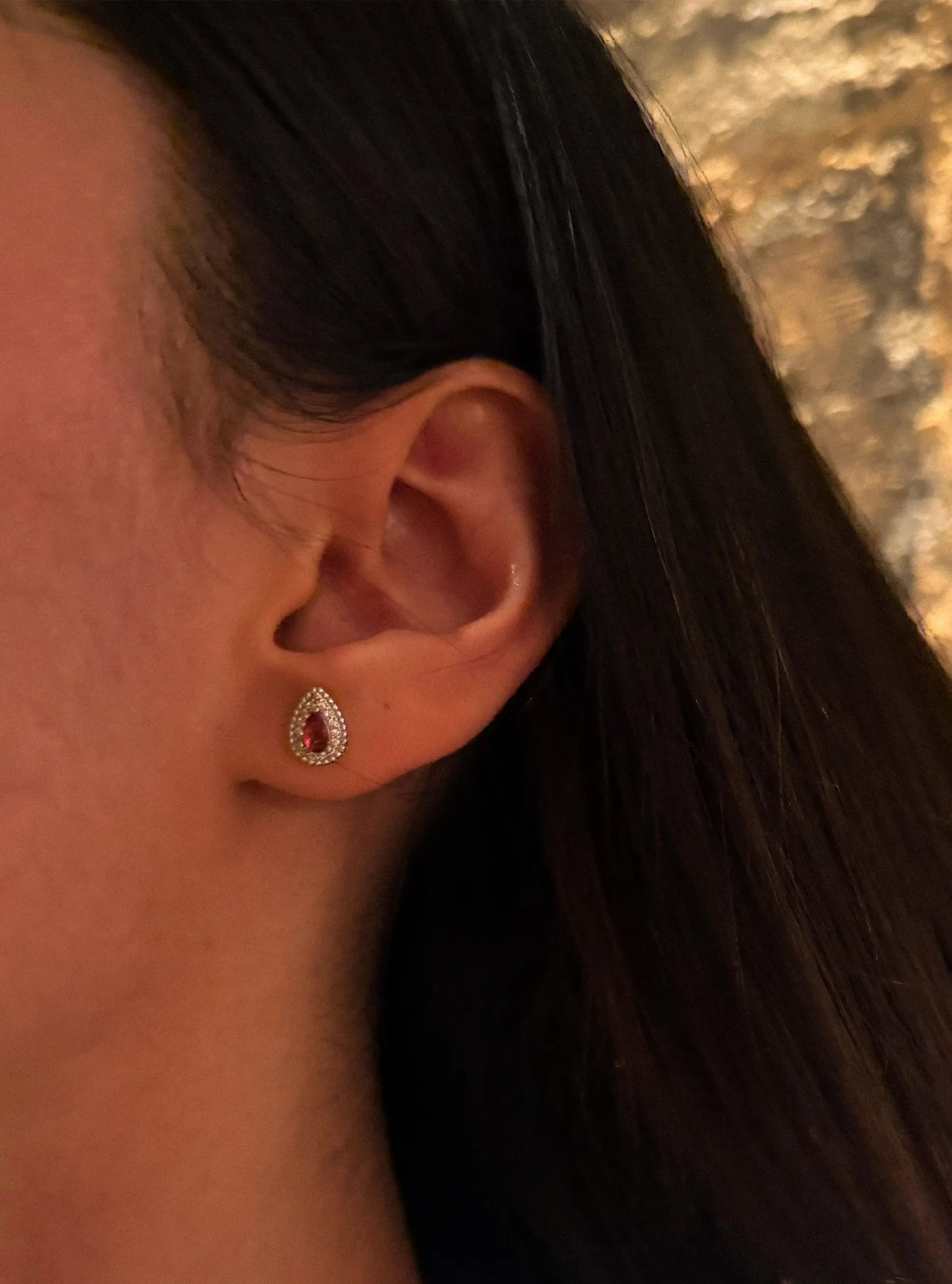 The Velvet Crimson Earrings   First Edition
