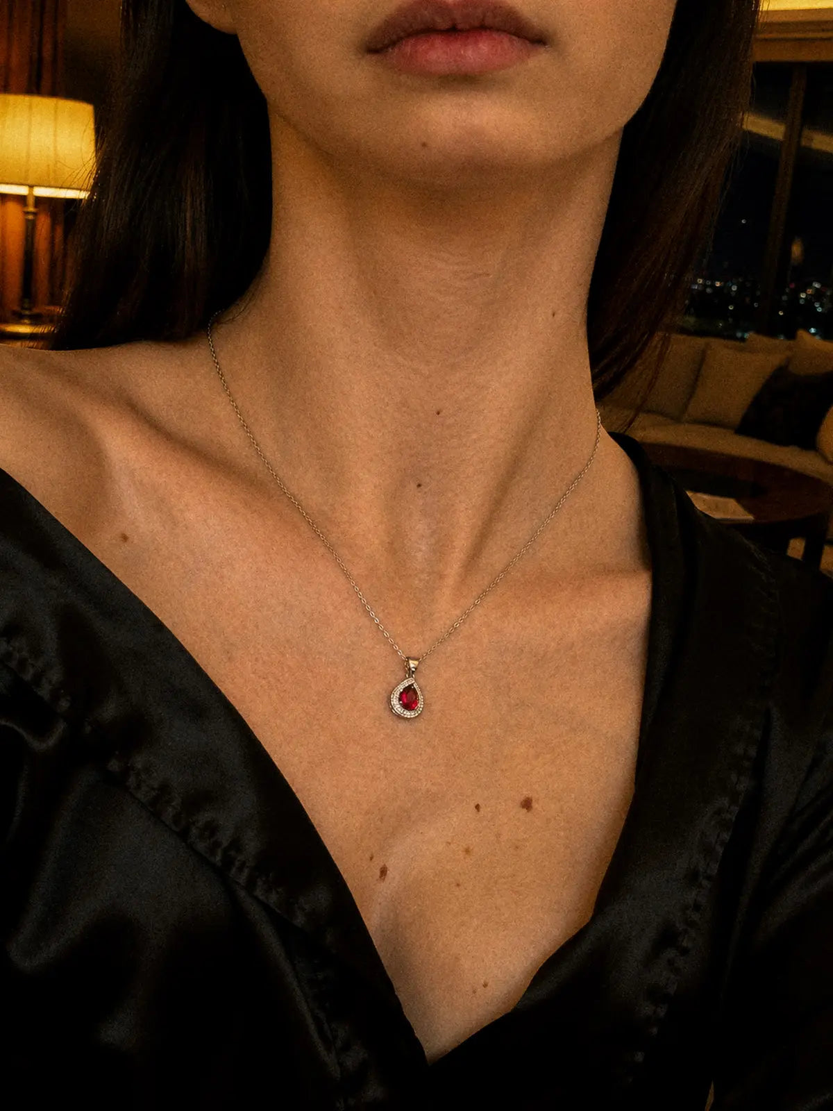 The Velvet Crimson Necklace  First Edition