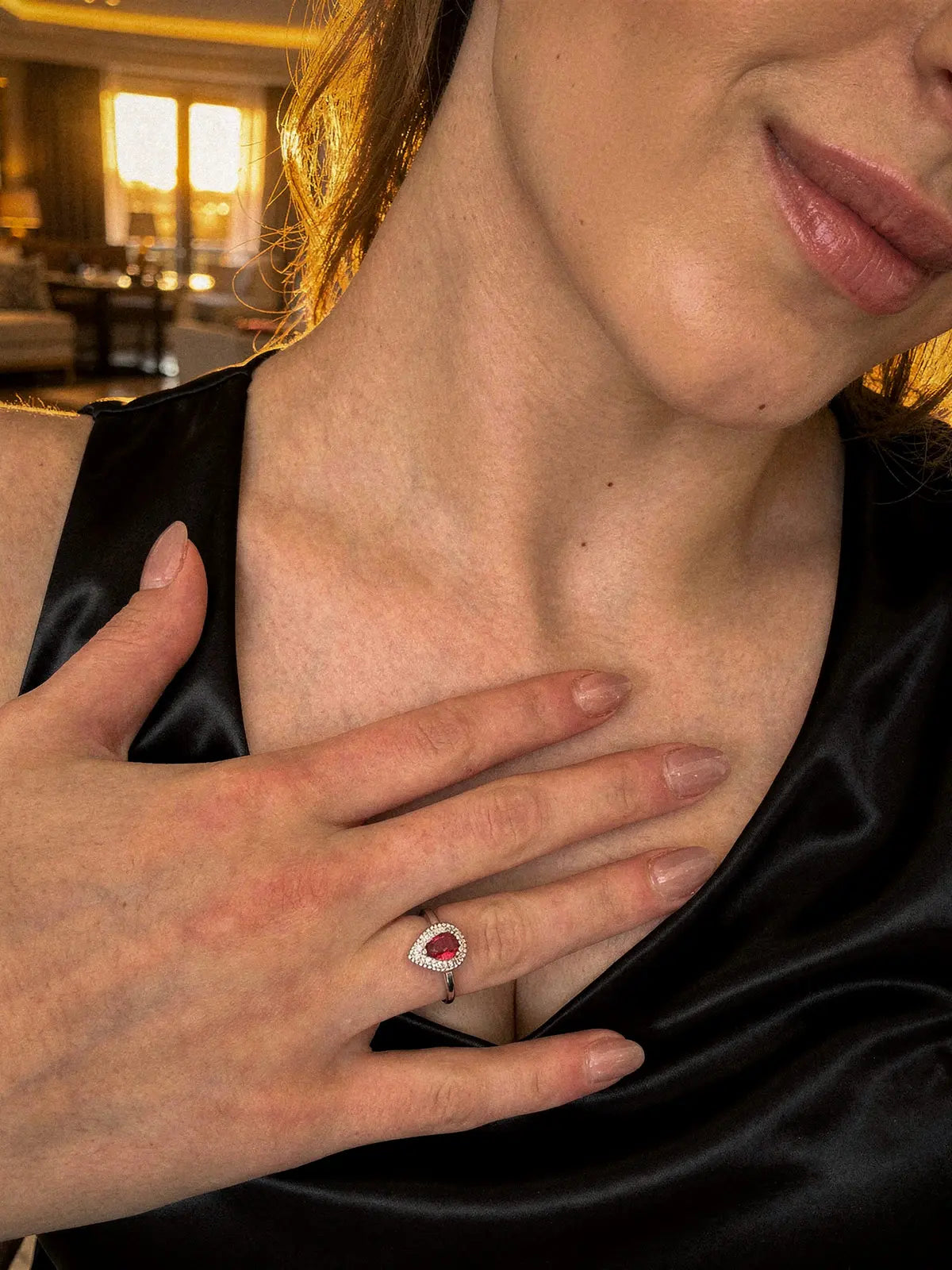 The Velvet Crimson Ring  First Edition
